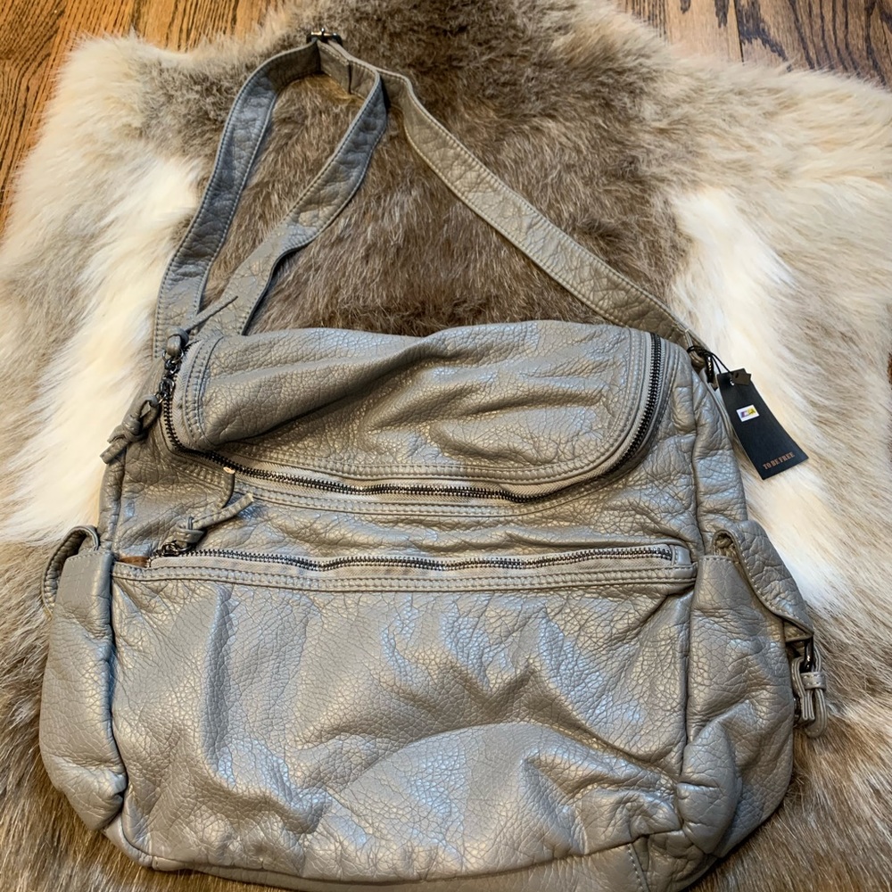 NWT gray purse M3 life TO BE FREE